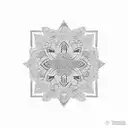 You find yourself standing in a tranquil garden, surrounded by vibrant colors and patterns.  tattoo design idea