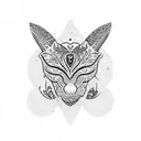 You find yourself standing in a tranquil garden, surrounded by vibrant colors and patterns.  tattoo design idea