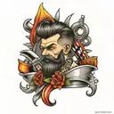 barber tattoo design tattoo design idea