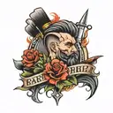 barber tattoo design tattoo design idea