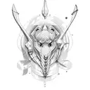 preppy tattoo design idea