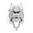 Samurai tattoo design idea