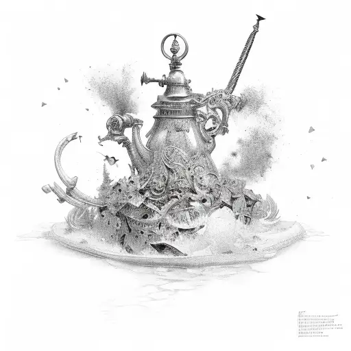 stern und herz tattoo design idea