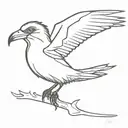 frigate bird tattoo design idea