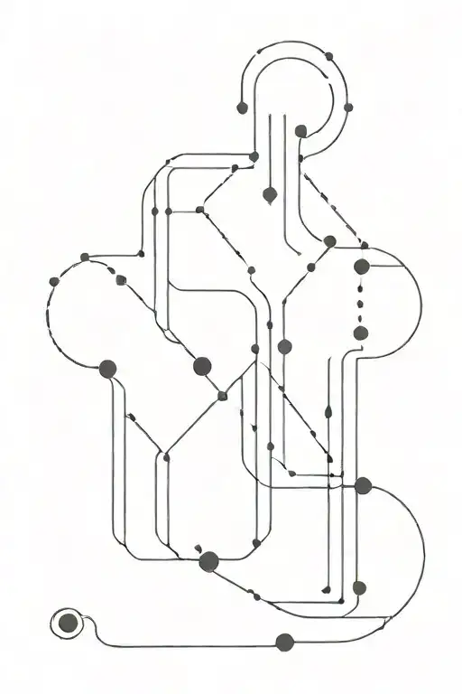 Andy and Adam in a single line of morse code tattoo design idea