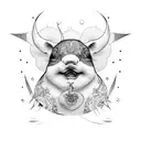 ham tattoo design idea