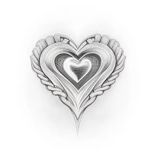 heart with the year 2006 in it tattoo design idea