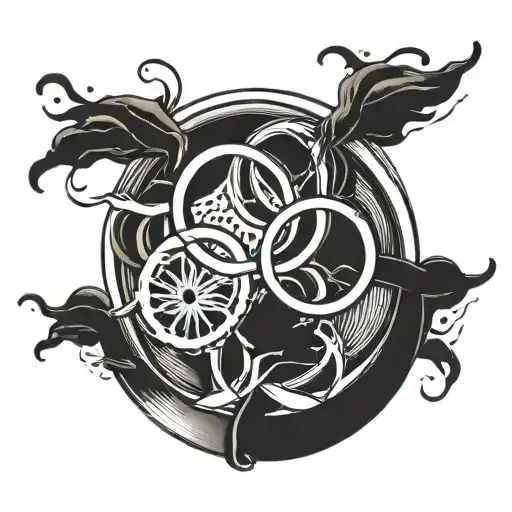 olympic games rings tattoo design idea