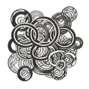 olympic rings tattoo design idea