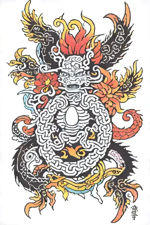 Gojo Satoru Expansion of the territory tattoo design idea