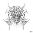 druid tattoo design idea