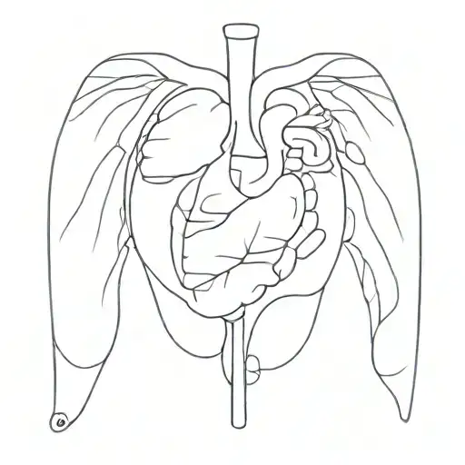 organs tattoo design idea