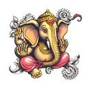 GANPATI tattoo design idea