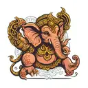 GANPATI tattoo design idea