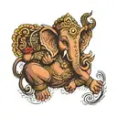 GANPATI tattoo design idea