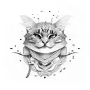 the phrase even though i will  tattoo design idea