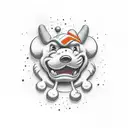 goofy  tattoo design idea