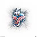 goofy  tattoo design idea