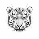 climbing, tiger, china, skiing tattoo design idea