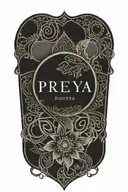 Create a geometric mandala tattoo featuring text 'Preeya' name intertwined with intricate patterns tattoo design idea