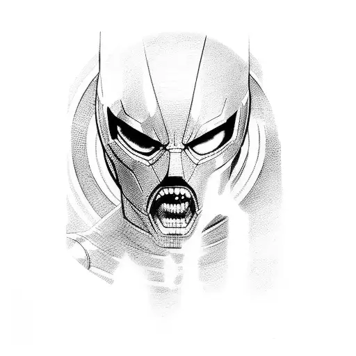 marvel comic characters tattoo design idea