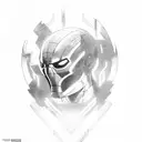 marvel comic characters tattoo design idea