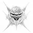 Elder lich overlord tattoo design idea