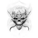 Elder lich overlord tattoo design idea