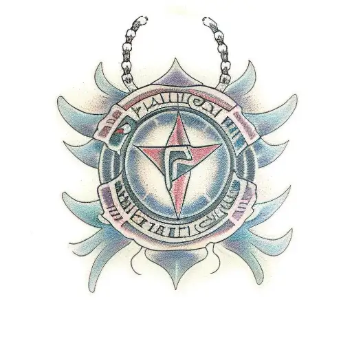 rosary tattoo design idea