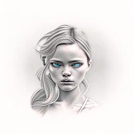 brooklyn girl tattoo design idea