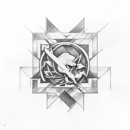 linkin park logo and guns and roses logo tattoo design idea