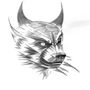 wolverine  tattoo design idea