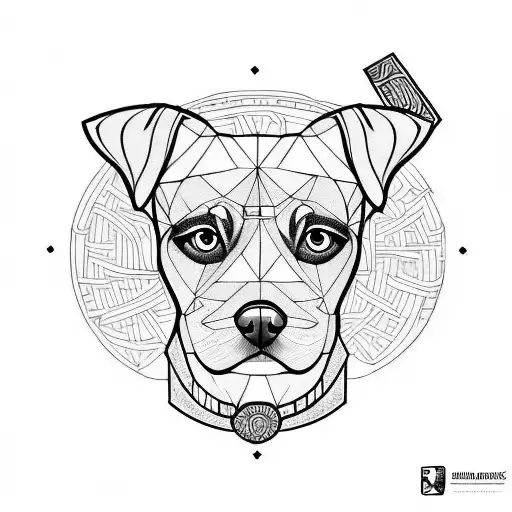 diogenes as a dog tattoo design idea