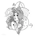 amor tattoo design idea