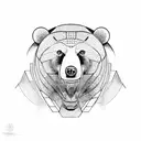 Bear, Alligator, Virginia  tattoo design idea