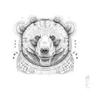 Bear, Alligator, Virginia  tattoo design idea