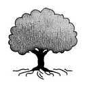 oak tree tattoo design idea
