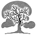 oak tree tattoo design idea