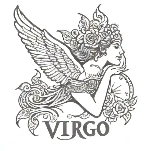 VIRGO SEPTEMBER 11,1993 tattoo design idea