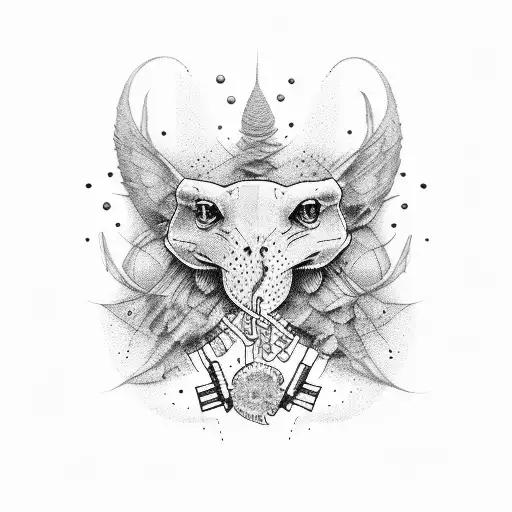 clarinet tattoo design idea