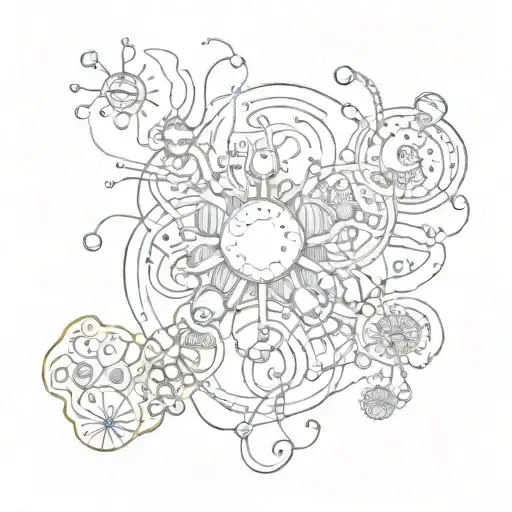 microbiology microbes tattoo design idea
