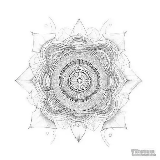 shiv damru tattoo design idea