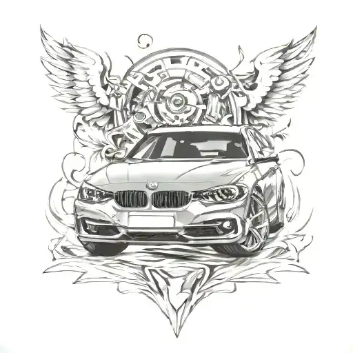 bmw f30 operation tattoo design idea