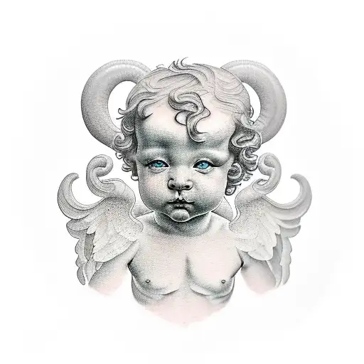 cherubs tattoo design idea