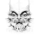 see no evil, speak no evil, hear no evil with cherubs tattoo design idea