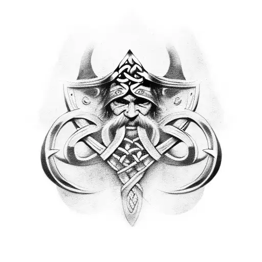 celtic viking tattoo design idea