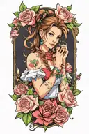 aerith Gainsborough  tattoo design idea