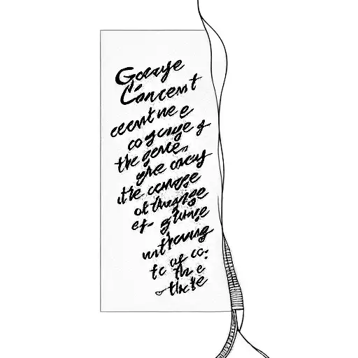 god grant me the serenity to accept the things I cannot change, the courage to change the things I can, and the wisdom  tattoo design idea