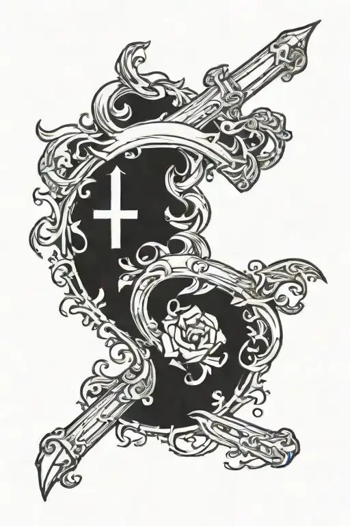 Trust No one side tattoo design idea