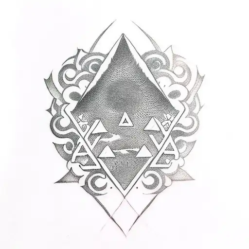 The legend of zelda  tattoo design idea